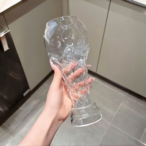 世界杯啤酒杯2026观赛酒杯足球主题伴手礼加厚超大容量冷饮精酿杯