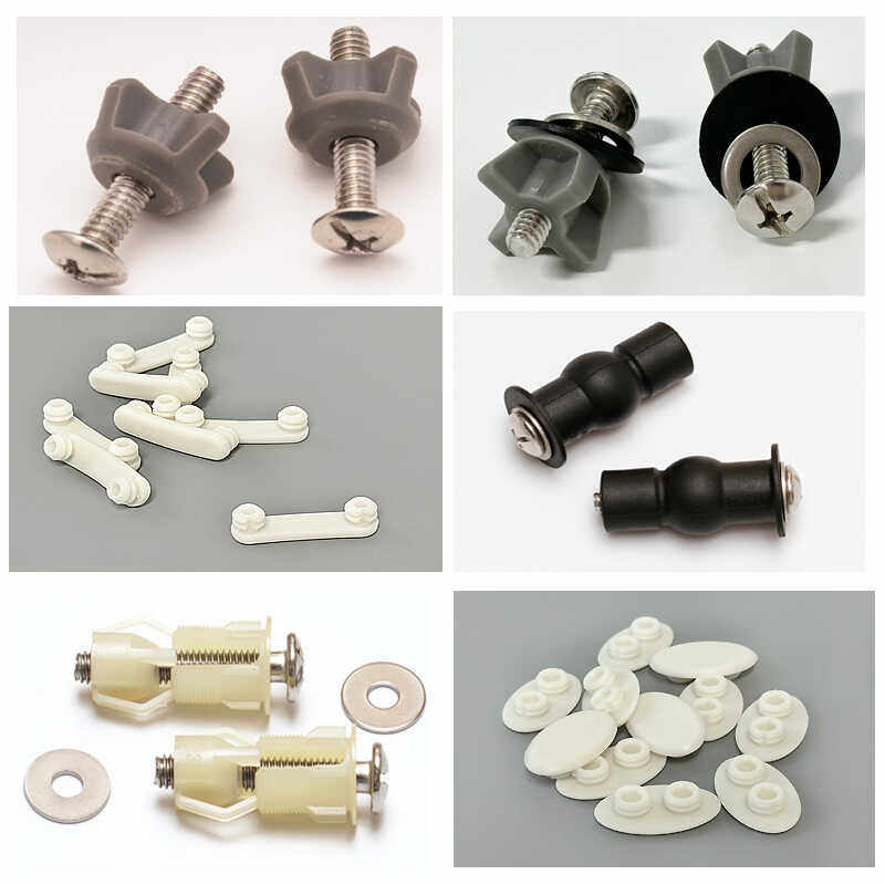 科勒马桶盖板安装螺丝 座便盖锁紧固定膨胀螺栓螺母 座圈安装螺母