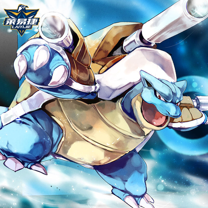 精灵宝可梦杰尼龟呲水乌龟反光汽车贴纸车门身贴划痕遮挡后玻璃贴