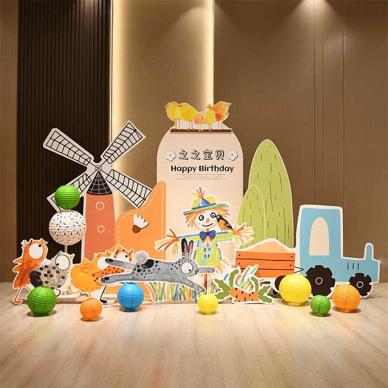 森系动物主题气球背景布置INS风酒店场景定制KT板儿童百日周岁宴,节庆用品/礼品,装扮布置套餐,淘宝优惠券,粉丝福利购,淘宝优惠卷