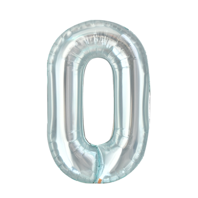 格赞蓝水晶铝膜数字生日布置