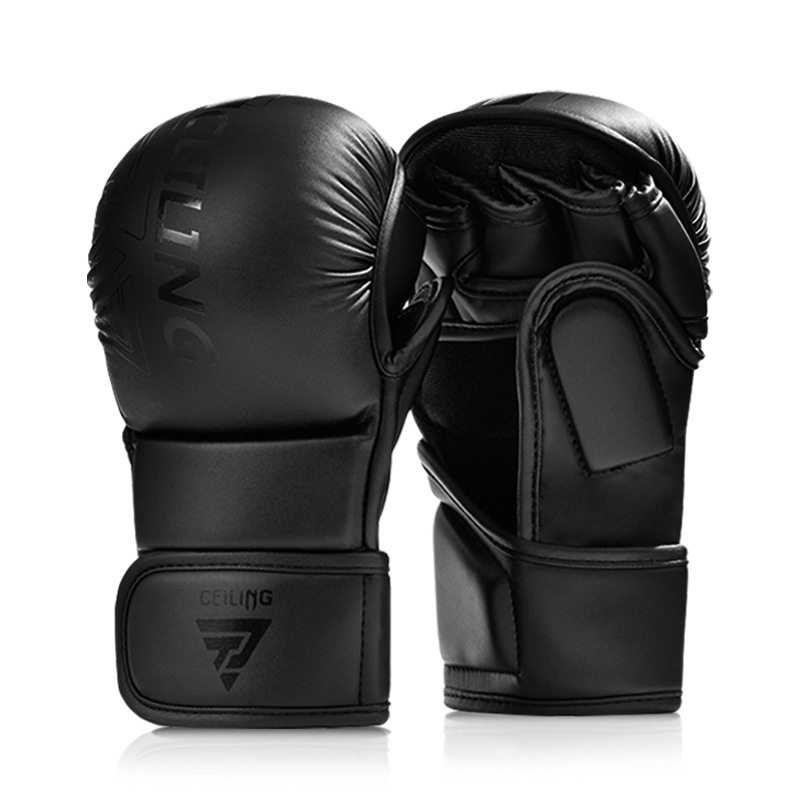 ZTTY半指拳击手套成人MMA综合格斗手套UFC自由搏击打沙袋训练拳套