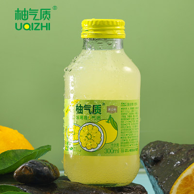 柚气质双柚汁饮料常山柚子汁果汁饮品0脂整箱特价300ml*5瓶