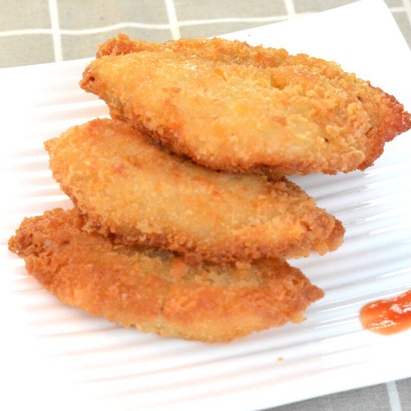 深海鳕鱼排儿童早餐冷冻半成品空气炸锅炸鱼排小吃汉堡店同款商用