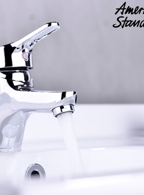 美标卫浴FFAS1401立式单孔洗脸盆龙头面盆台盆全铜本体冷热水龙头