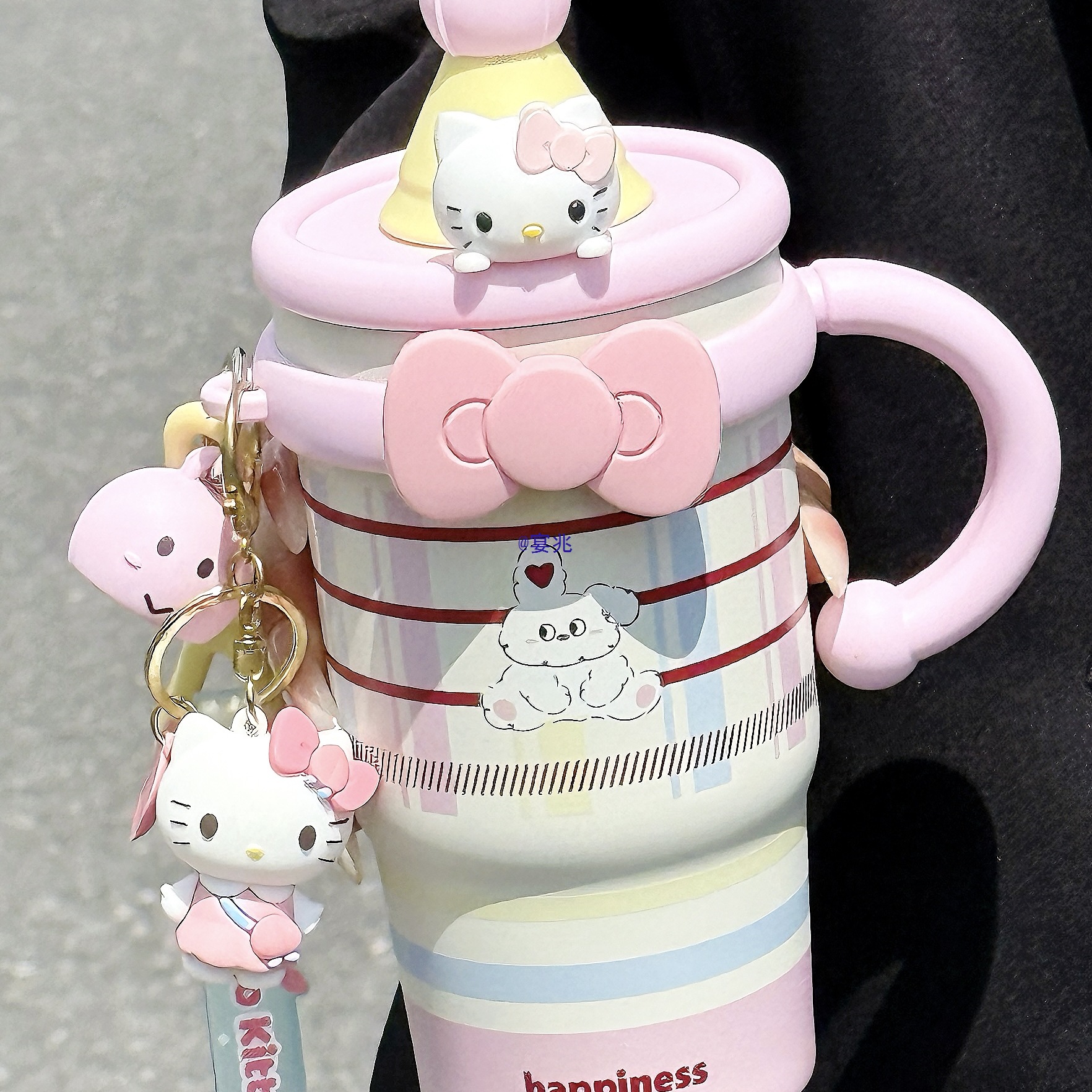 2026猫可爱保温杯女生高颜值带吸管水杯学生新款办公室咖啡杯