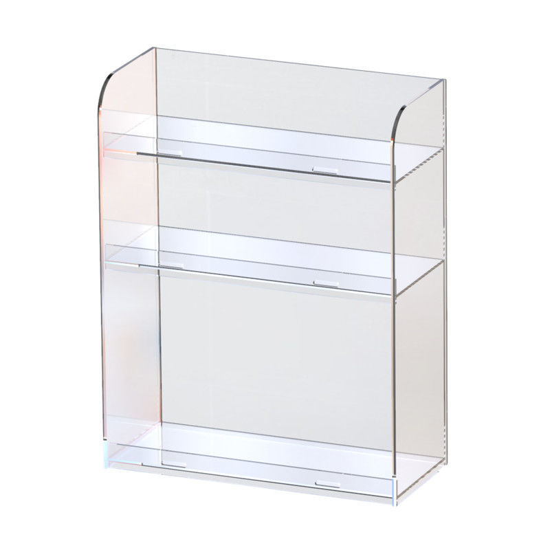 2026玻璃化妆品收纳盒防尘大容量桌面口红梳妆台护肤品镜柜网红置