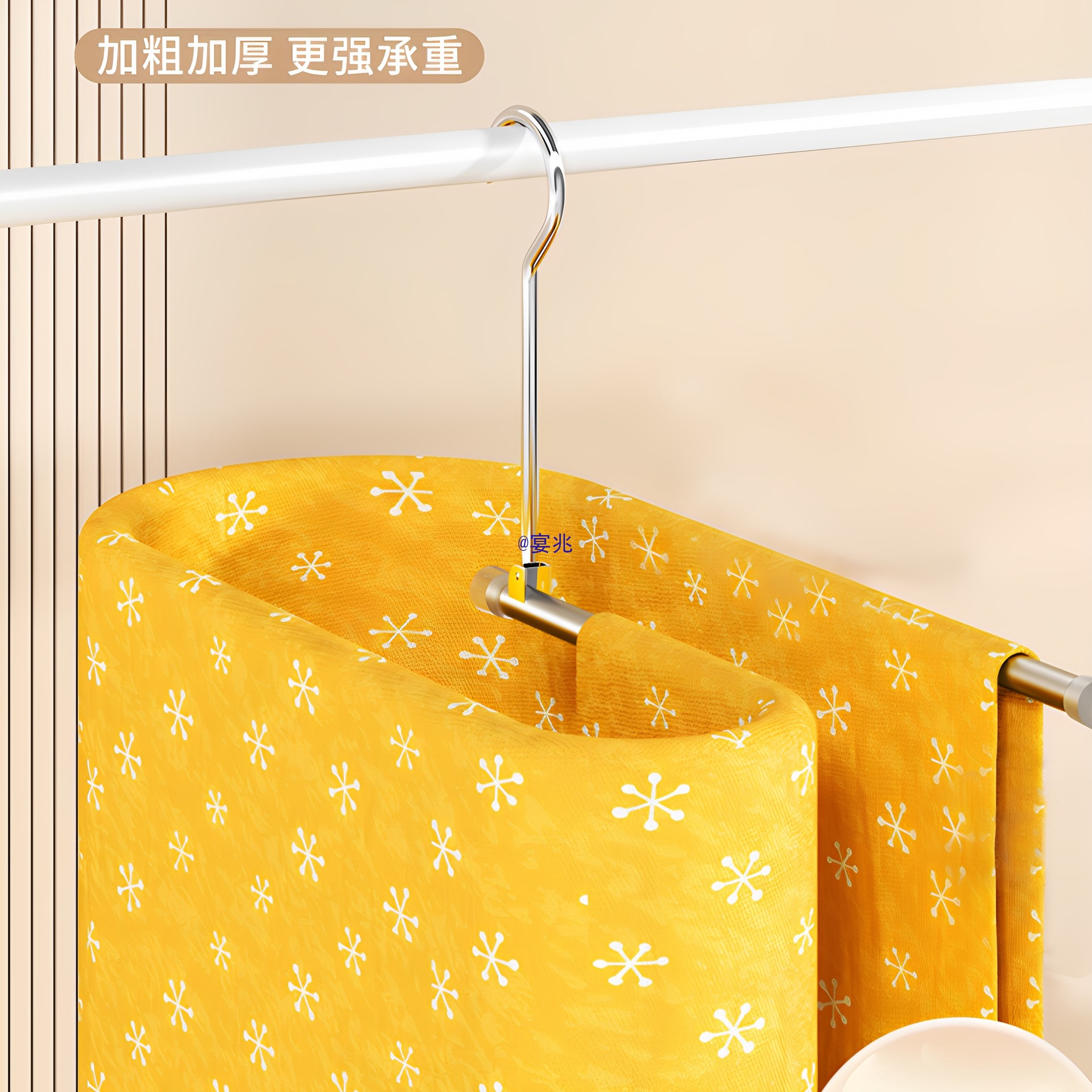 2026晒被子螺旋式不锈钢晾衣架阳台晾晒被套床单被罩衣架