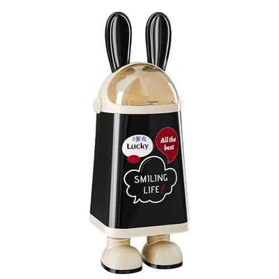 2026家用垃圾桶2025新款客厅轻奢高颜值创意卧室厨房大号带盖纸篓