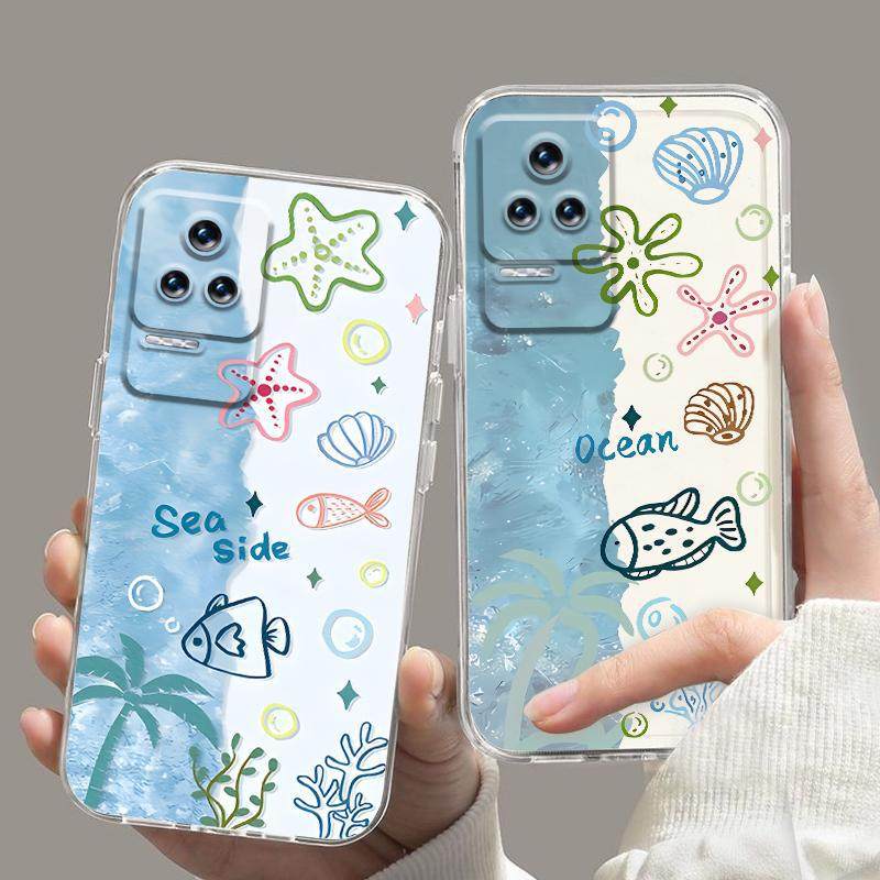 适用小米Redmi k40s红米k40s手机壳海洋小鱼防摔软套闺蜜透明可爱,3C数码配件,手机保护套/壳,淘宝优惠券,粉丝福利购,淘宝优惠卷