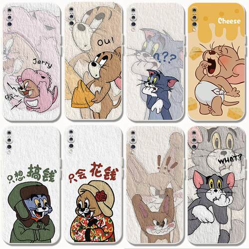适用华为p20手机壳猫和老鼠p20pro可爱女p20p潮男p20por个性CLT-AL01卡通p2o防摔EML-tl10软胶套p20pr0超火