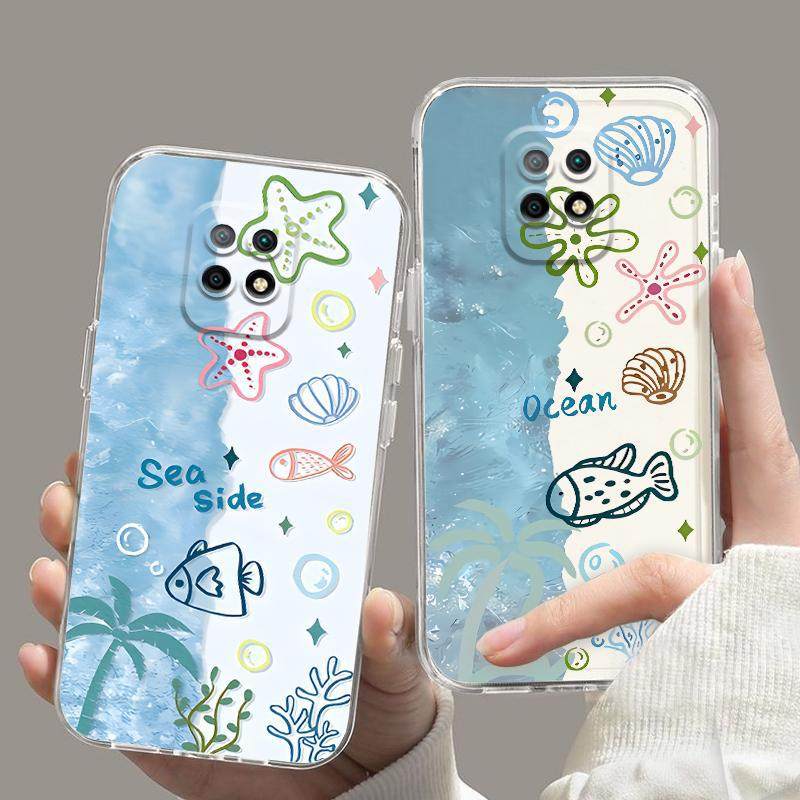 适用海洋小鱼小米Redmi红米10x 5G手机壳闺蜜10x 4G防摔软套可爱,3C数码配件,手机保护套/壳,淘宝优惠券,粉丝福利购,淘宝优惠卷