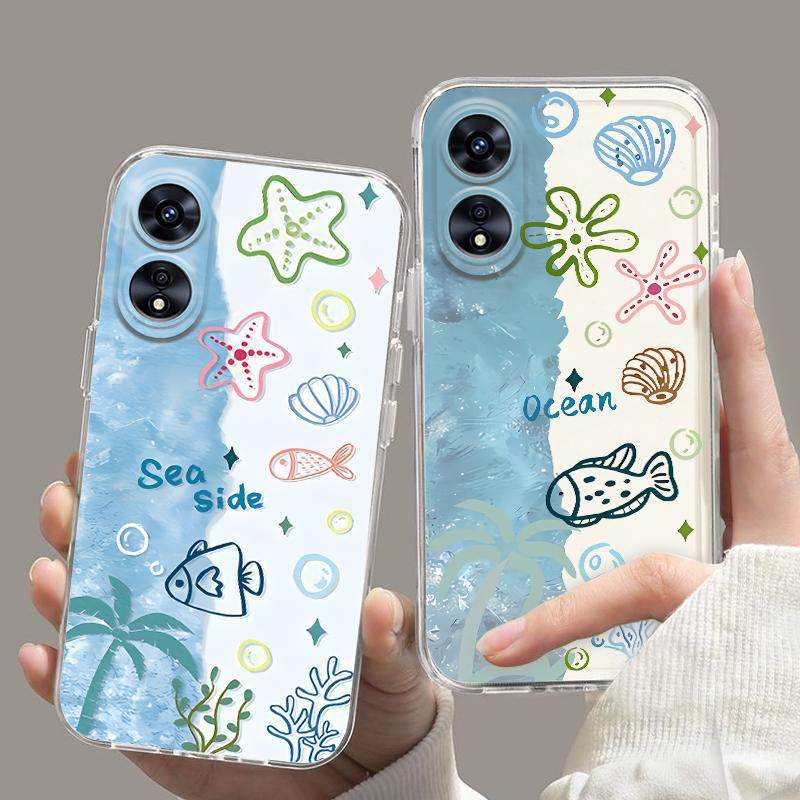 适用oppoA1x手机壳海洋小鱼A1x闺蜜PHJ110防摔A1活力版软胶套可爱,3C数码配件,手机保护套/壳,淘宝优惠券,粉丝福利购,淘宝优惠卷