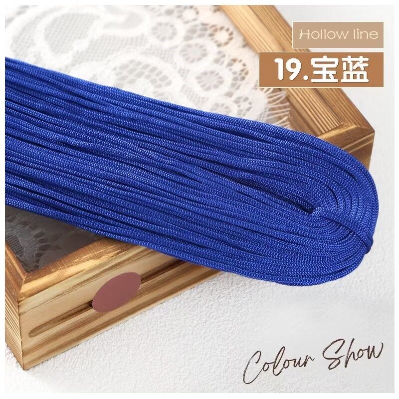 2mm轻体中粗冰丝线手工编织钩针勾夏凉帽子勾包包坐垫空心冰麻线