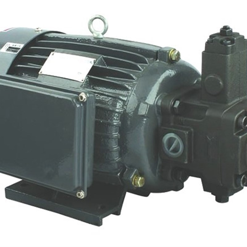 液压系统 卧式内轴液压电机3.7KW 5P 可配VP30/40油泵 380V
