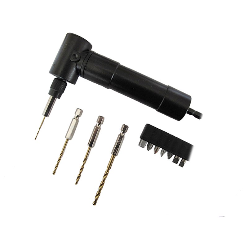 90度转弯螺丝刀扳手电钻直角拐弯电动转角器拐角器超短万向弯头