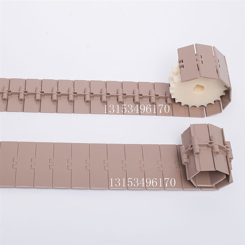 820/821/880TAB/882TAB平顶链板线塑料链板输送带POM链板直行转弯