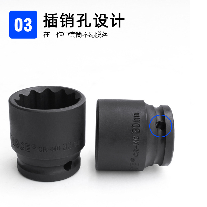 梅花套筒重型1/2小风炮电动扳手大飞快速板12角气动套装汽修工具