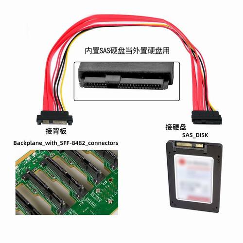 NGFF服务器SAS延长转接线