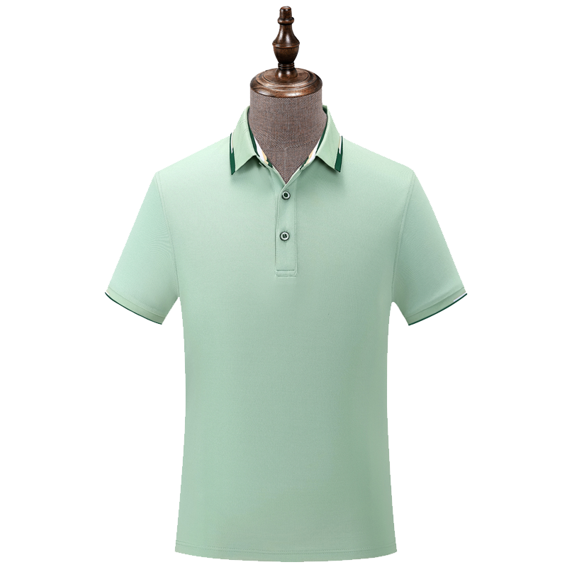 高端夏天工作服定制poloT恤衫印logo翻领男女员工衣广告服装刺绣