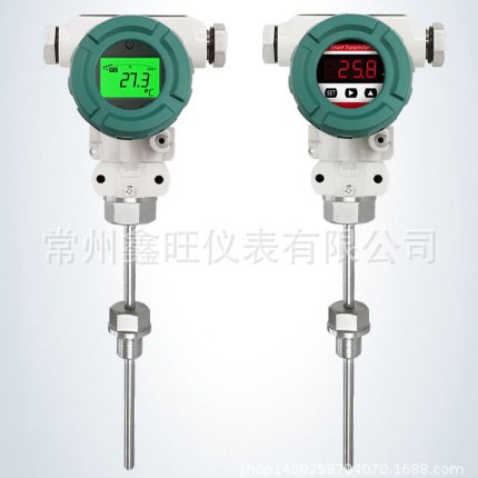 SBWZ一体式高精度温度传感器智能数显防爆防腐4-20mA温度变送器