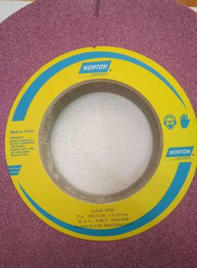 红色大水磨砂轮25A络刚玉50*40*127和55*8.1*127