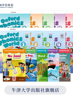 Oxford Phonics World 牛津新版自然拼读教材  1 2 3 4 5 级别 opw教材 少儿英语自然拼读 phonics教材 OPW教材 英文原版