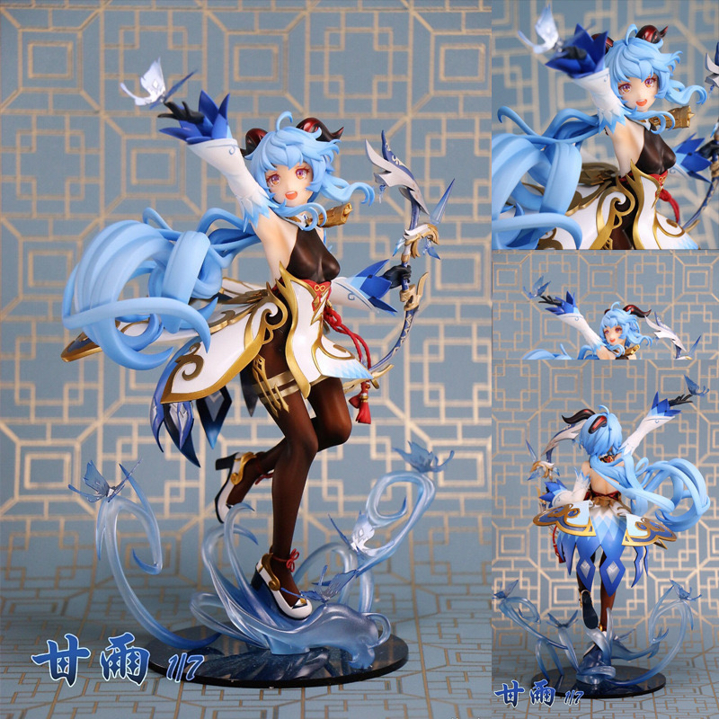 动漫手办甘雨循循引蝶小仙女麒麟妹游戏周边模型摆件盒装生日礼物