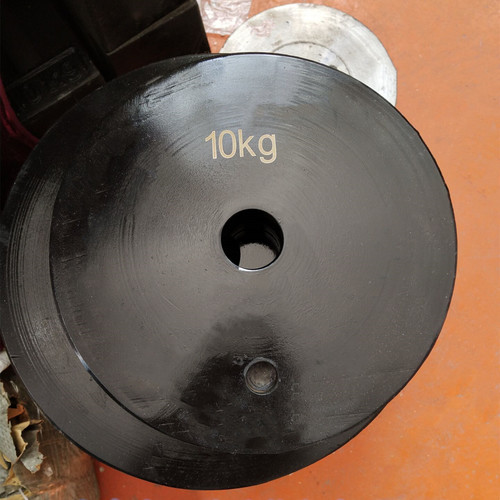 带把手圆孔圆钢砝码80lb