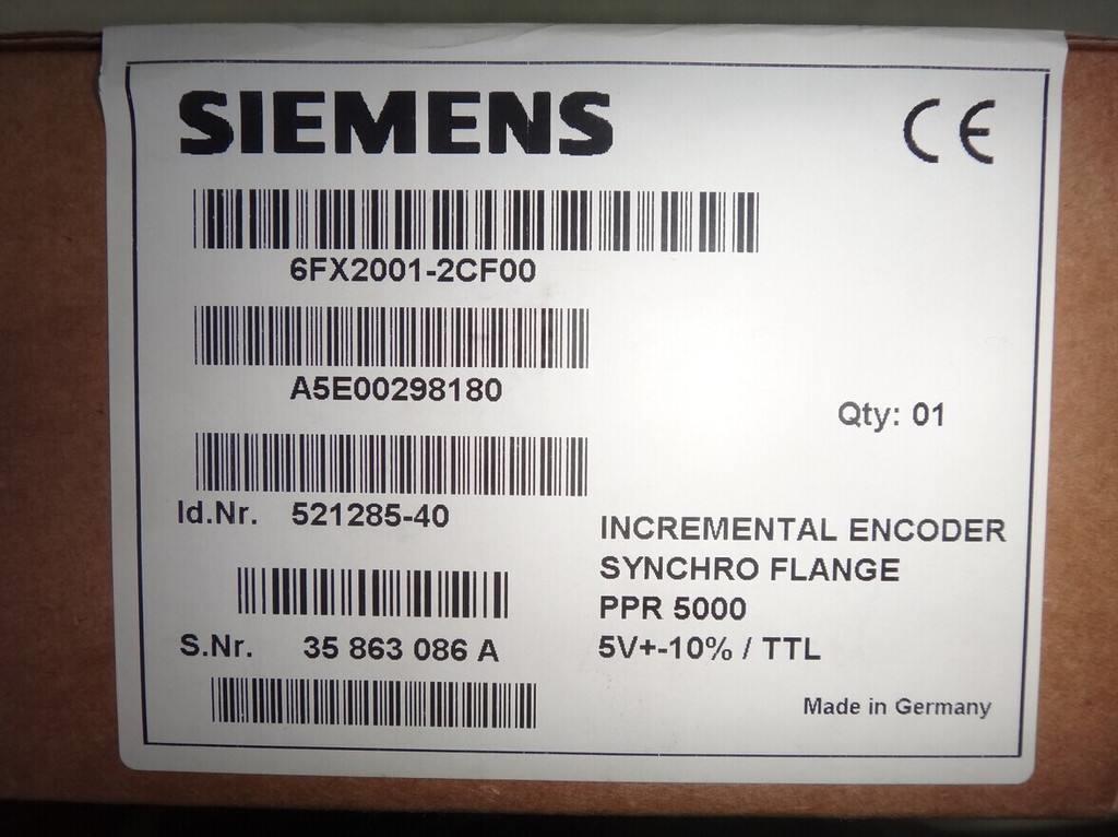 SIEMENS西门子编码器6FX2001-4NC50 6FX2001-2GA50 6FX2001-2GB00