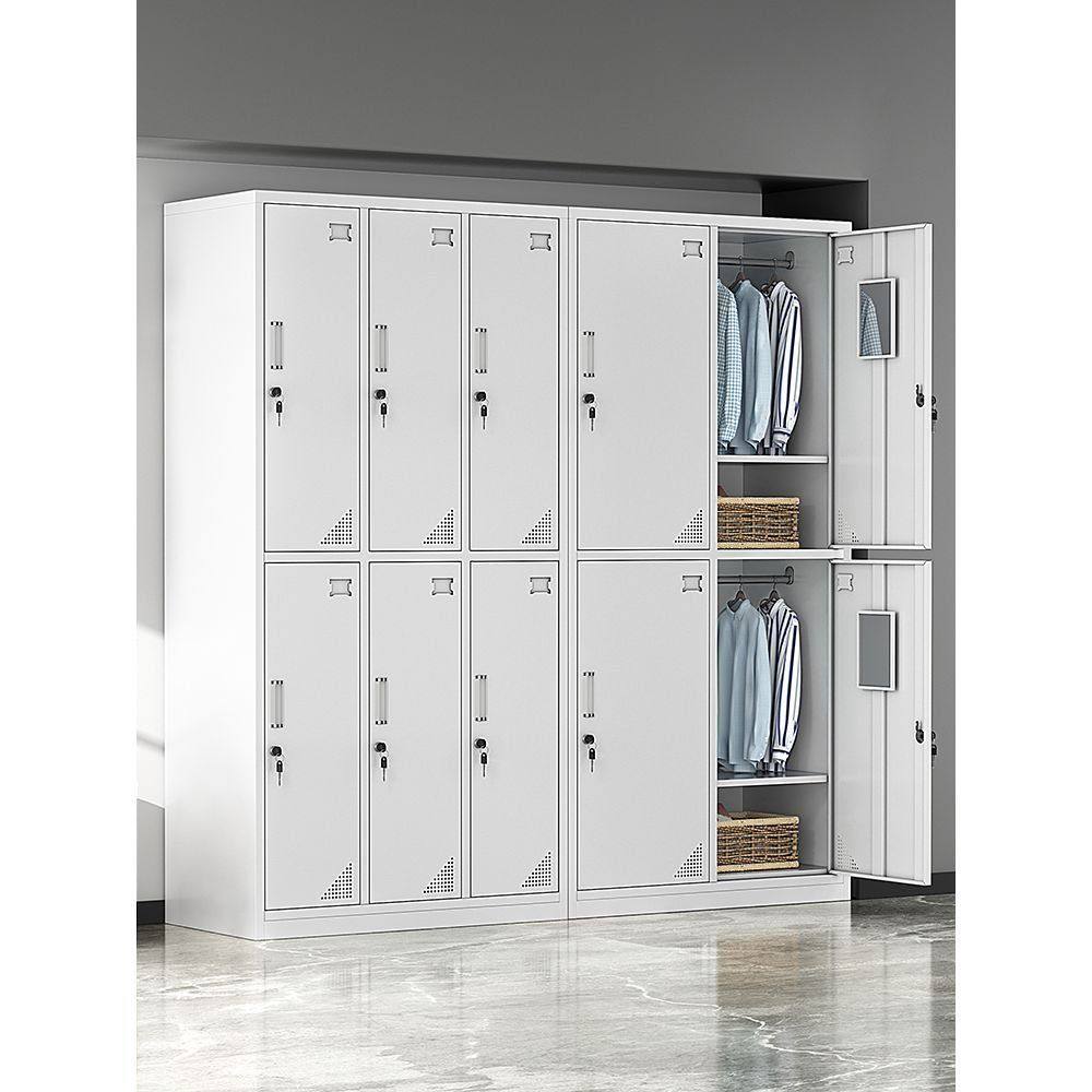 钢制员工更衣柜子工厂职员宿舍铁皮换衣柜带锁浴室健身房换衣柜子,商业/办公家具,办公储物柜,淘宝优惠券,粉丝福利购,淘宝优惠卷