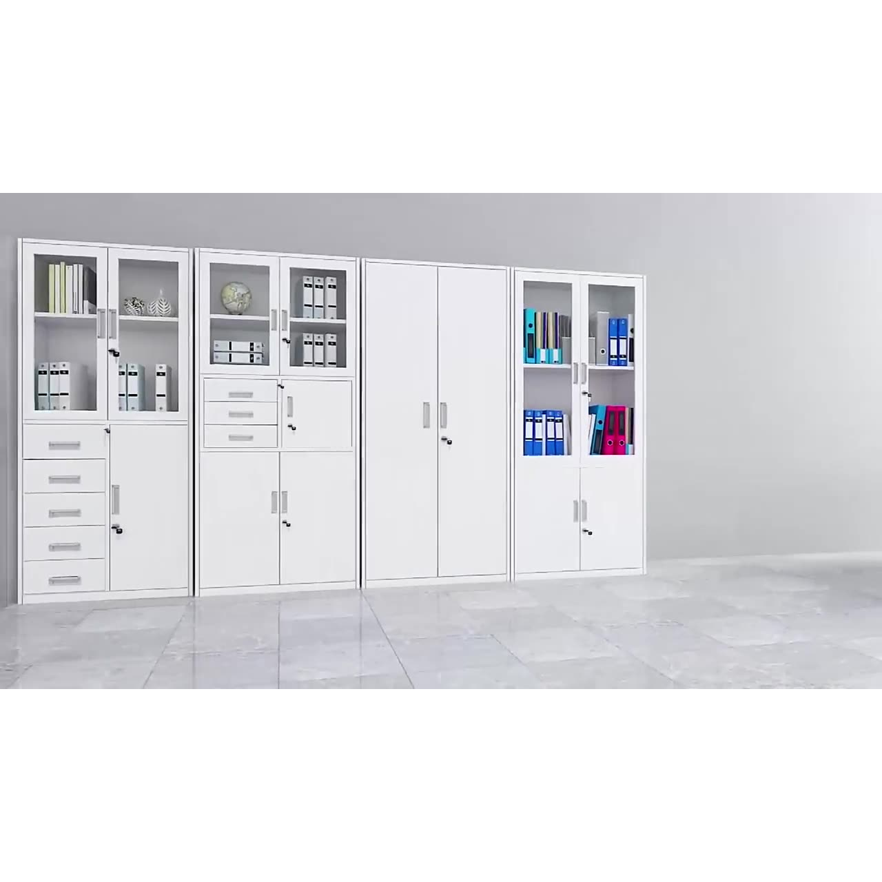 钢制办公室文件柜档案柜铁皮柜子带锁玻璃储物柜财务凭证柜资料柜,商业/办公家具,办公储物柜,淘宝优惠券,粉丝福利购,淘宝优惠卷