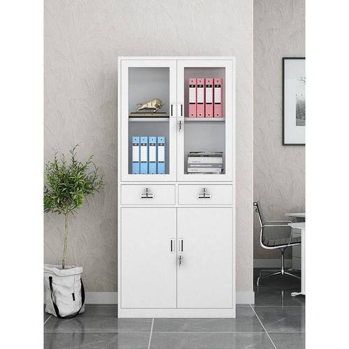 钢制办公室大器械文件柜铁皮柜书柜资料柜密码带锁凭证档案柜柜子