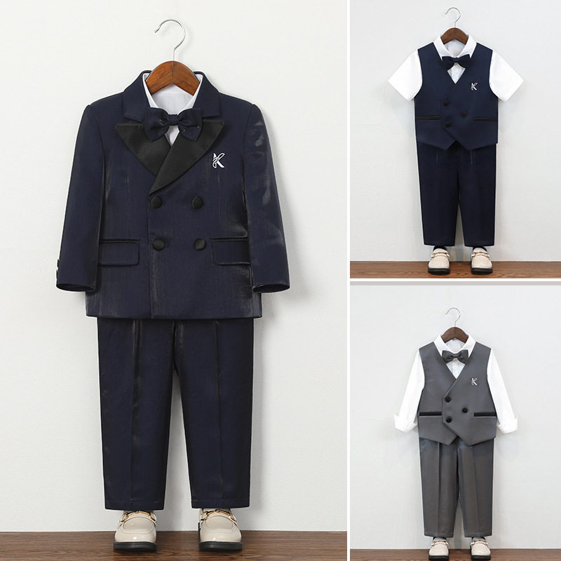 儿童西装礼服春秋款绅士