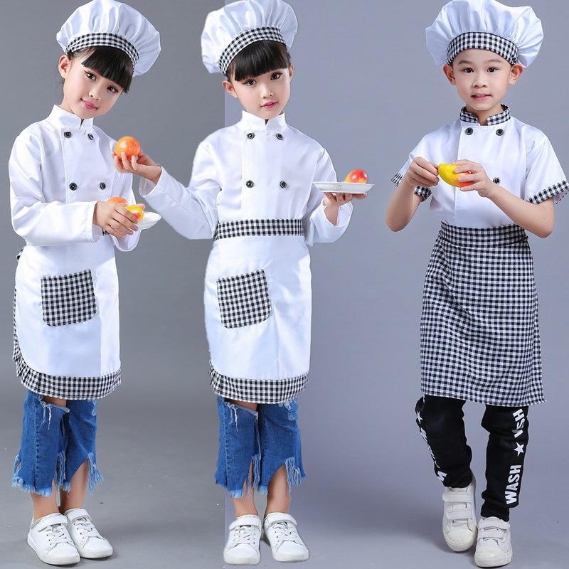 六一亲子厨师服演出服儿