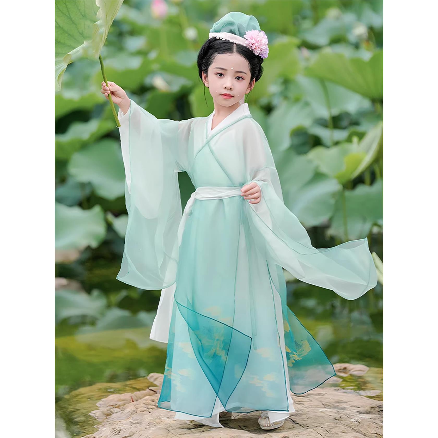 原创女童汉服儿童古装超