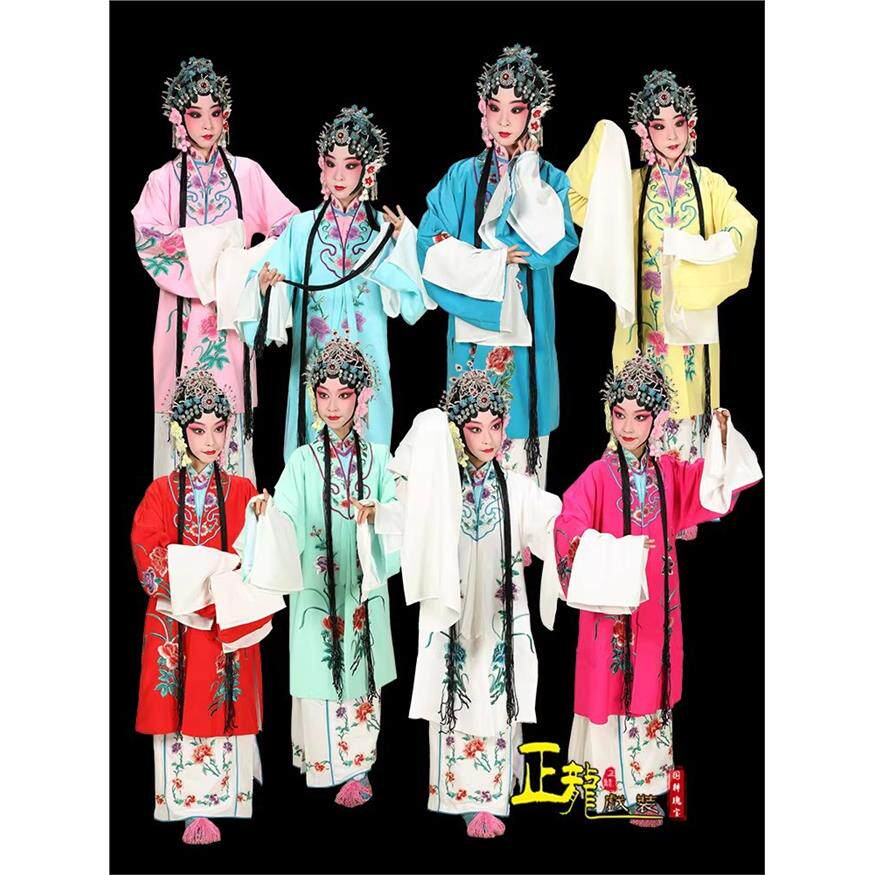 正龙戏装练功服儿童女披
