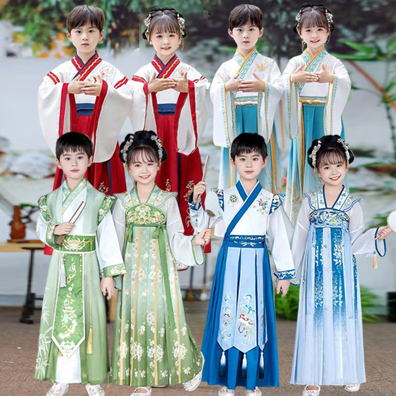 儿童古装汉服国学女男童