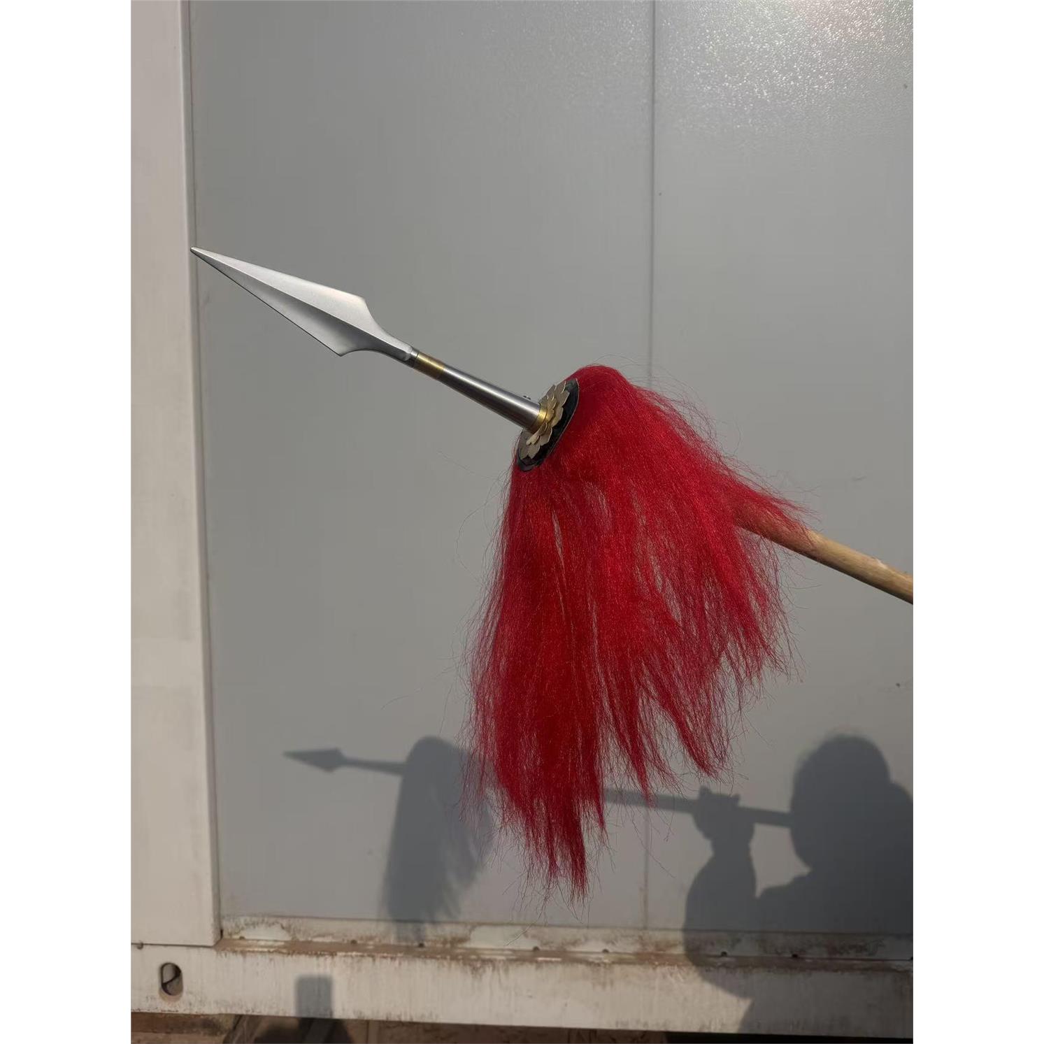 精品高货莲花枪红缨枪武