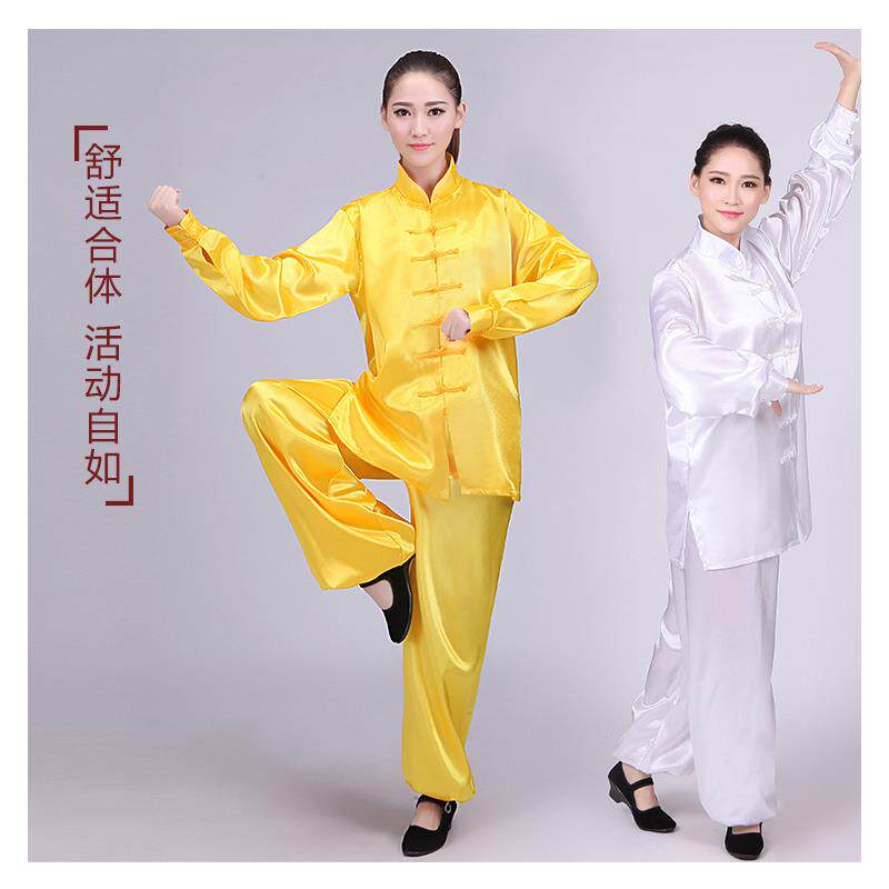 热卖太极服中老年春秋拳