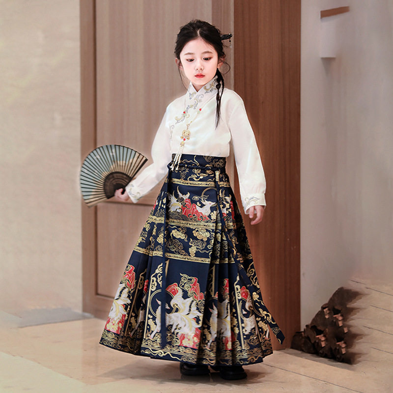 汉服女童2026春秋新款唐