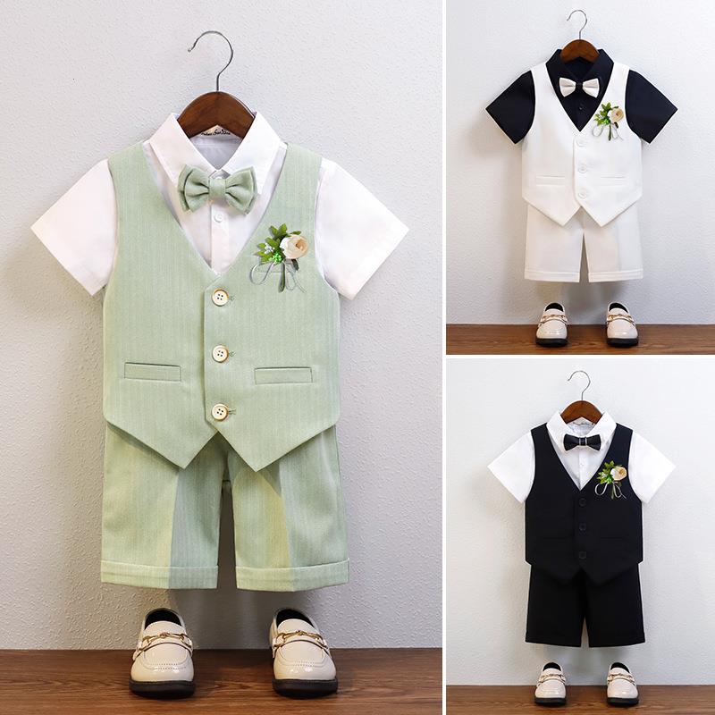 儿童西装礼服夏款英伦短