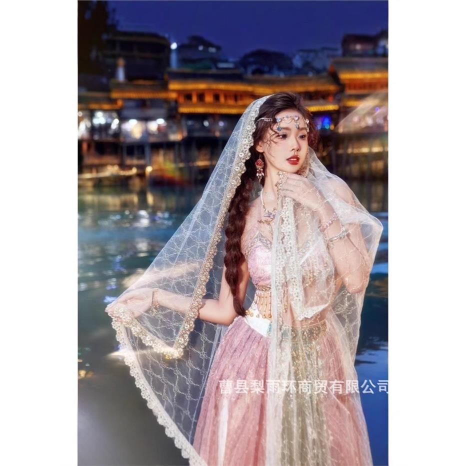 敦煌飞天西域公主舞蹈服