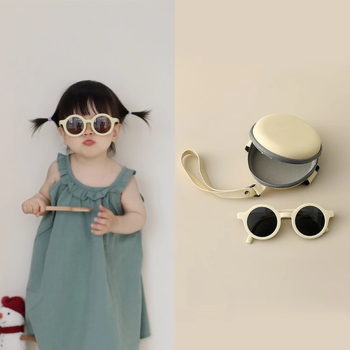 儿童可折叠太阳镜潮时尚男女童