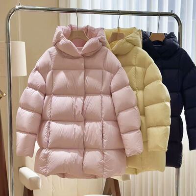 【呼呼专享】2025新款简约泡芙鹅绒服宽松外套 TK5132