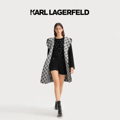 KarlLagerfeld秋季羊毛大衣