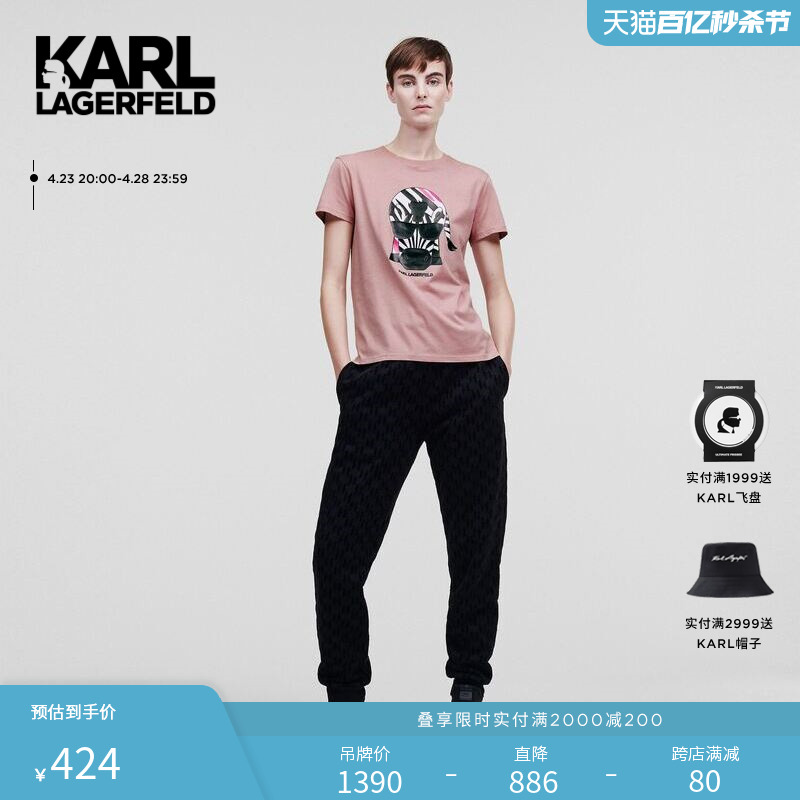 夏季卡通KarlLagerfeld