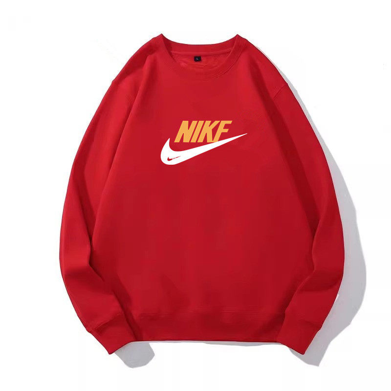 奥莱纯棉卫衣冬季长袖男士青少年简约休闲圆领套头运动保暖上衣服