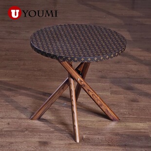 广东佛山中古风白蜡实木茶几客厅家用小户型现代简约轻奢茶几