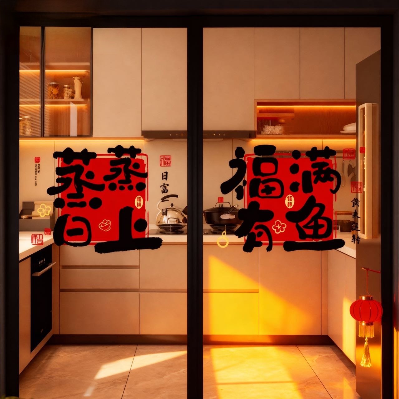 新年/乔迁【创意窗花静电贴】